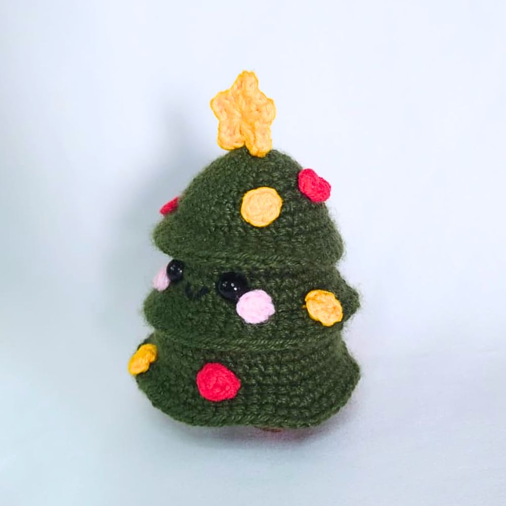 Christmas Tree Amigurumi Crochet Pattern (PDF) - Beginner