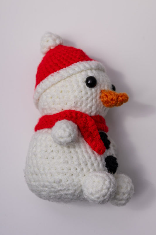 Snowman Amigurumi Crochet Pattern - Beginner
