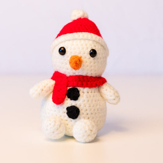 Snowman Amigurumi Crochet Pattern - Beginner