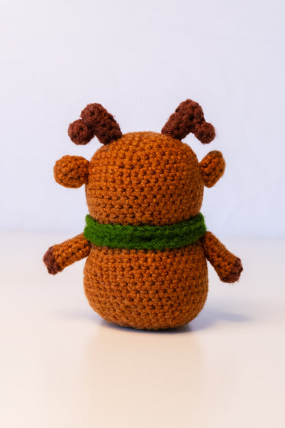 Santa's Reindeer Amigurumi Crochet Pattern (PDF) - Beginner